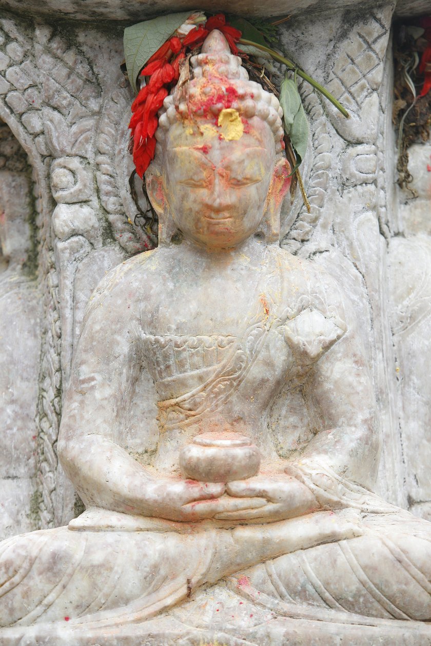 Buddha of meditation, Kirtipur, Nepal by Unbekannt