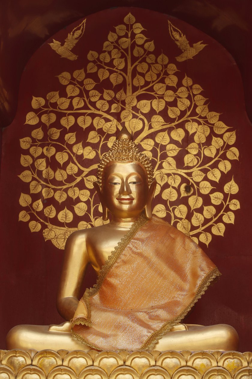 Buddha Statue in Wat Phan On, Chiang Mai, Thailand by Unbekannt