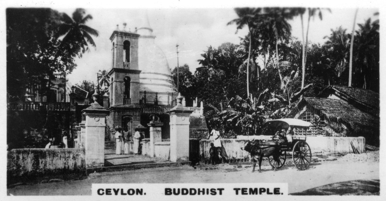 Buddhist Temple, Ceylon, c1925 by Unbekannt