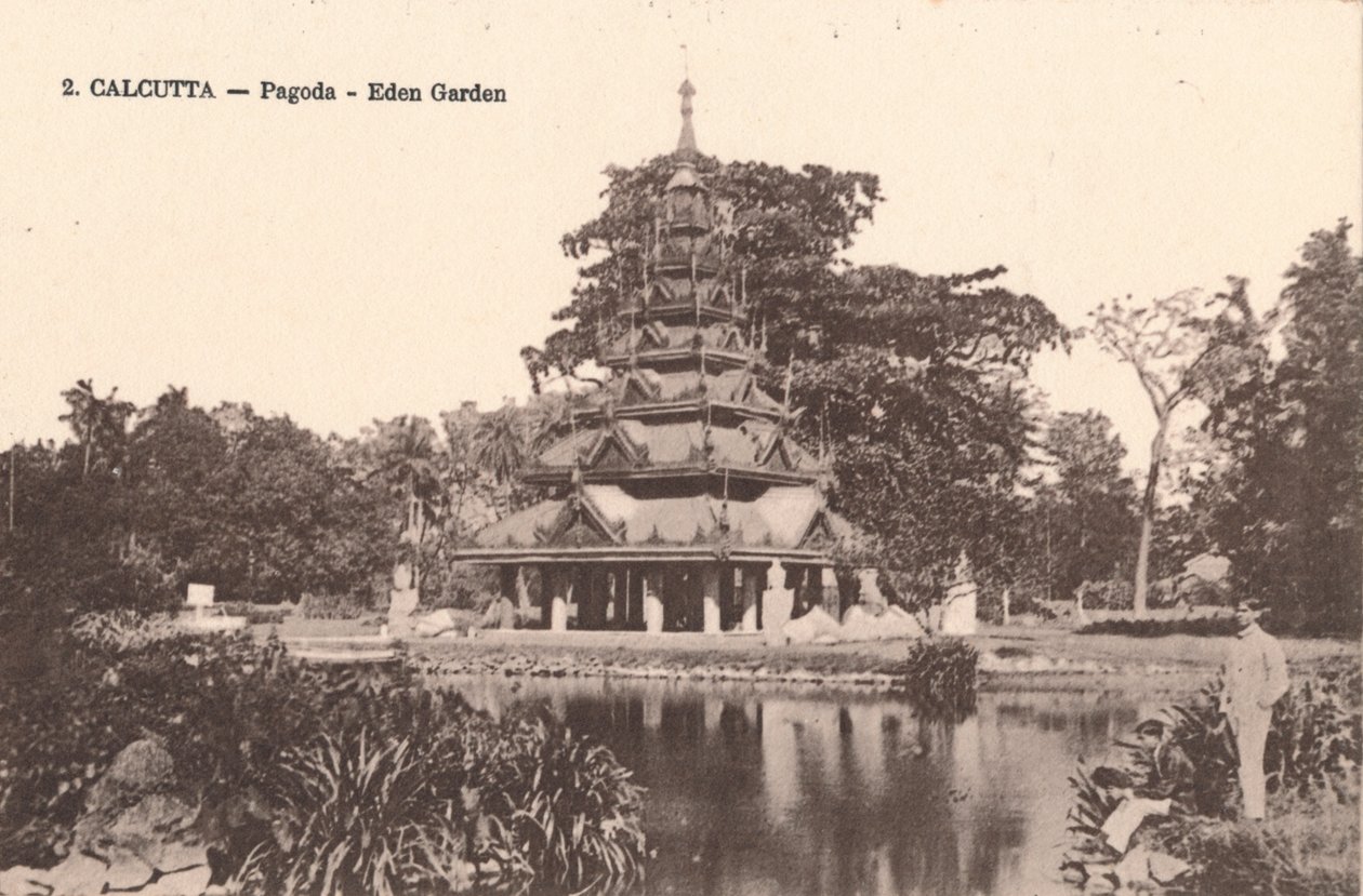 Calcutta - Pagoda - Eden Garden, c1900 by Unbekannt
