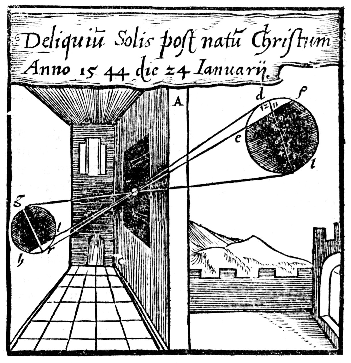 Camera obscura, 1561 by Unbekannt: Buy fine art print