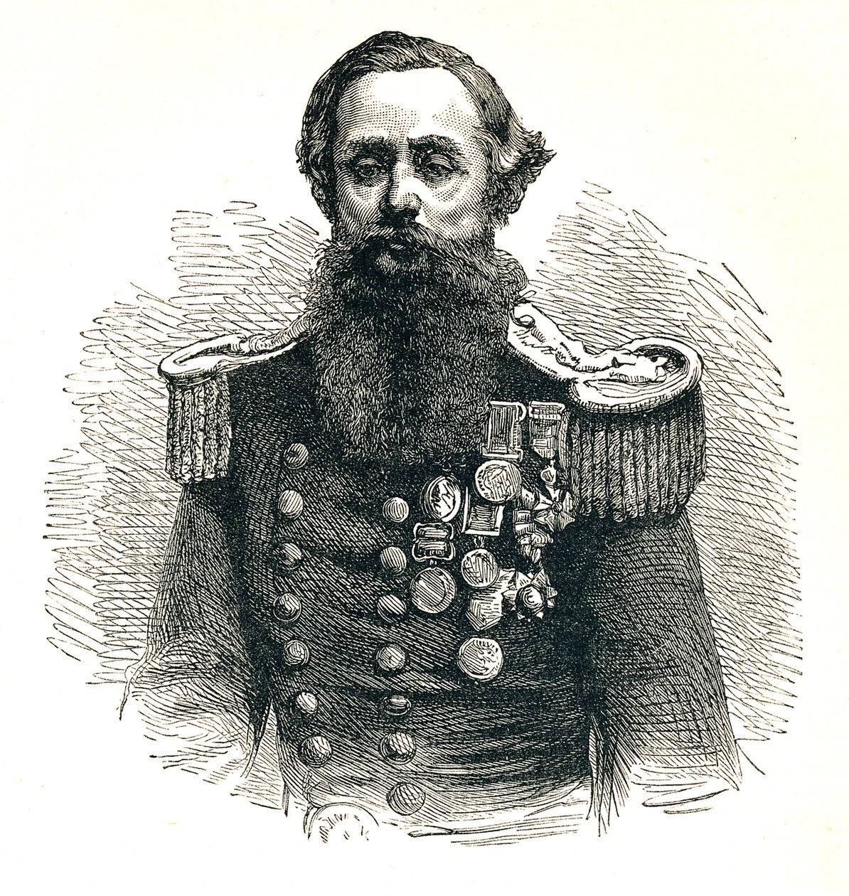 Captain Cowper Phipps Coles, English naval captain and inventor by Unbekannt