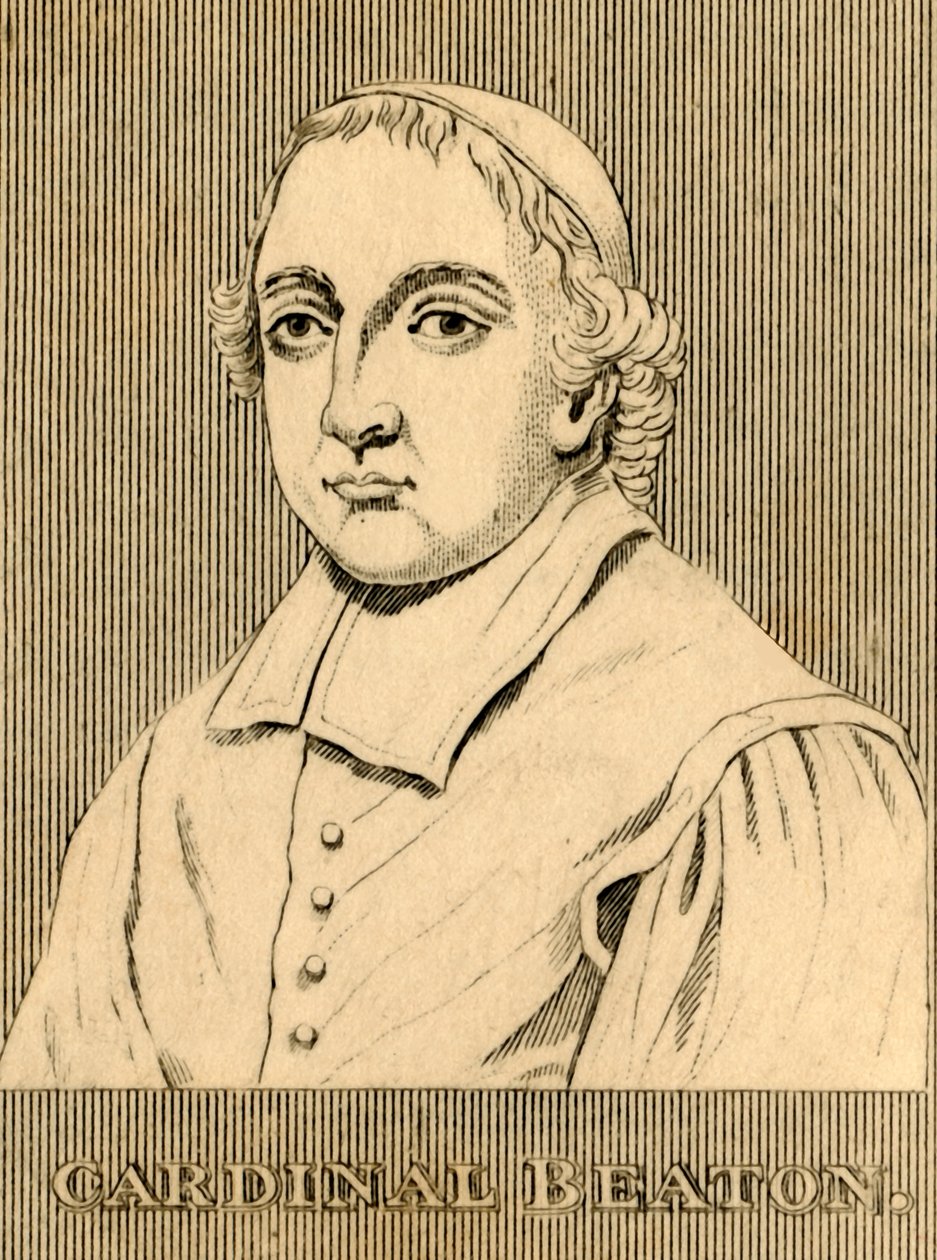 Cardinal Beaton, 1494-1546, 1830 by Unbekannt