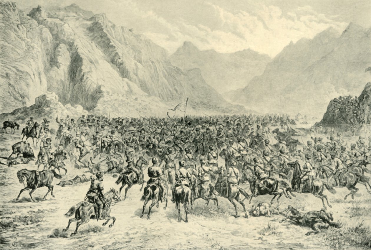 Charge of Punjab Cavalry in the Second Action Near Charasia, on 24th April 1880 by Unbekannt