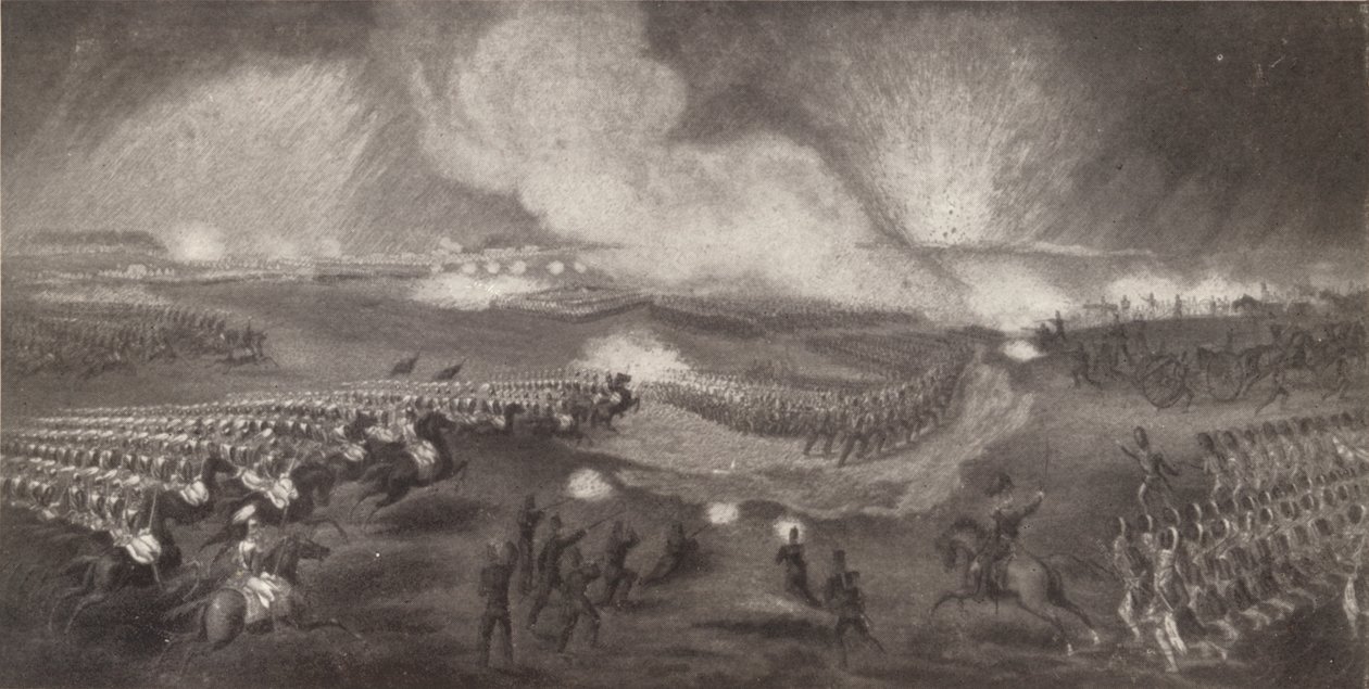 Charge of the British Troops on the Road to Windlesham, April 24, 1854 by Unbekannt