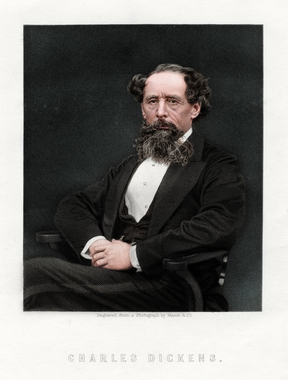 Charles Dickens, English Novelist and Journalist by Unbekannt