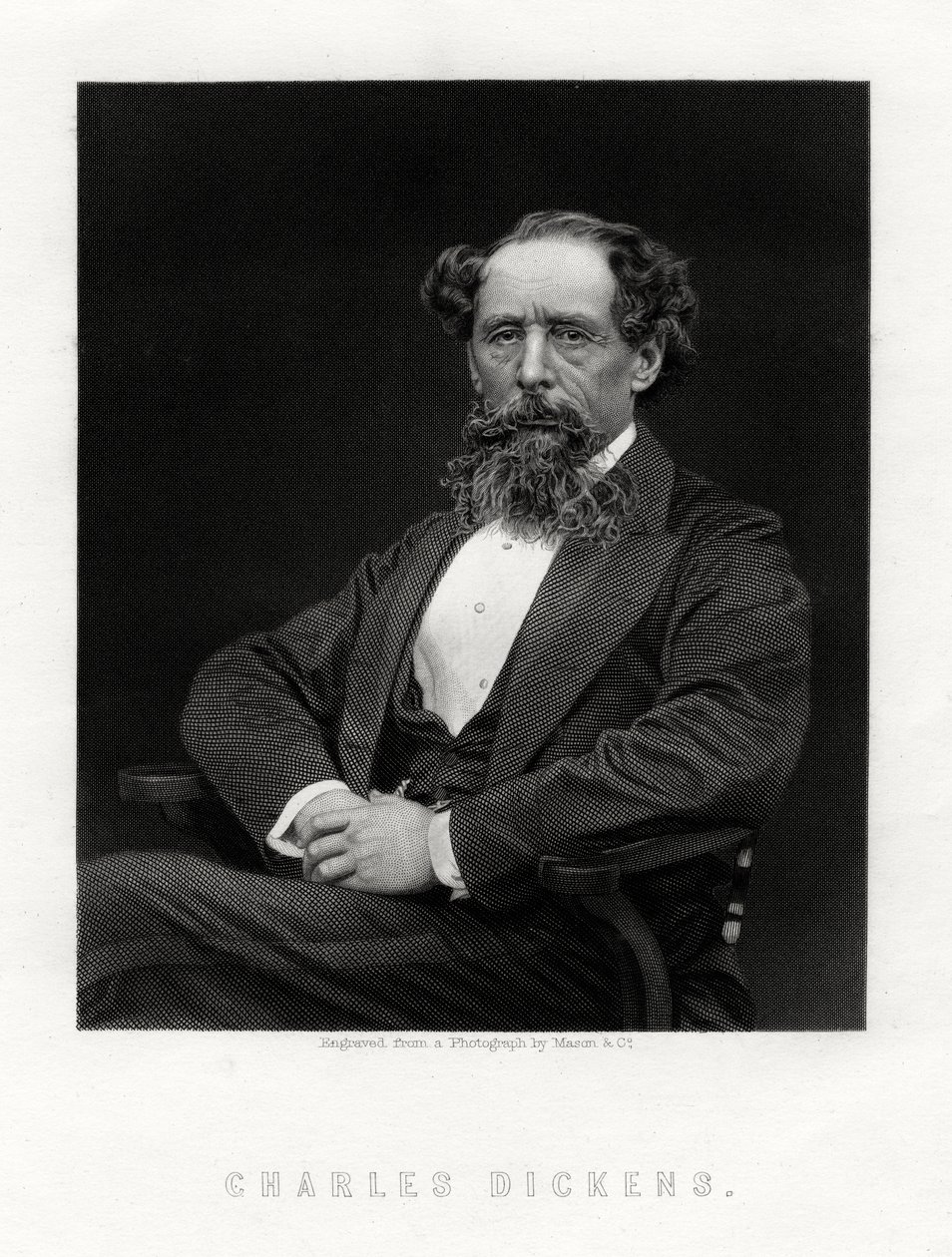 Charles Dickens, English Novelist and Journalist, 1876 by Unbekannt