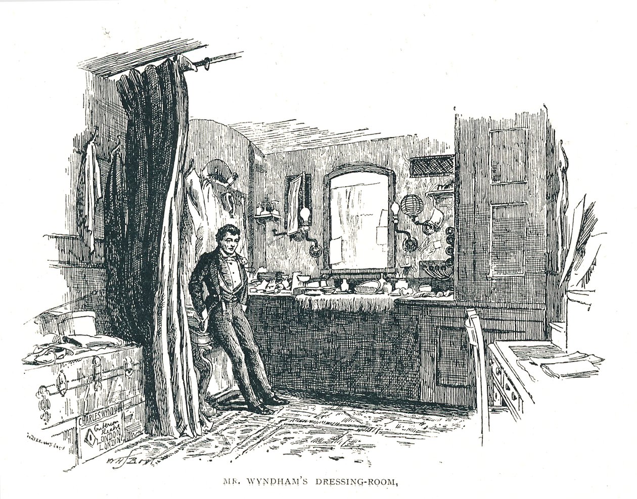 Charles Wyndham Dressing Room Overlooking Piccadilly at the Criterion Theatre by Unbekannt
