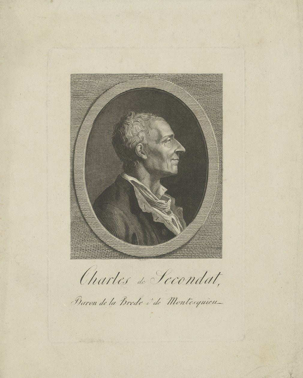 Charles de Secondat, Baron de Montesquieu by Unbekannt