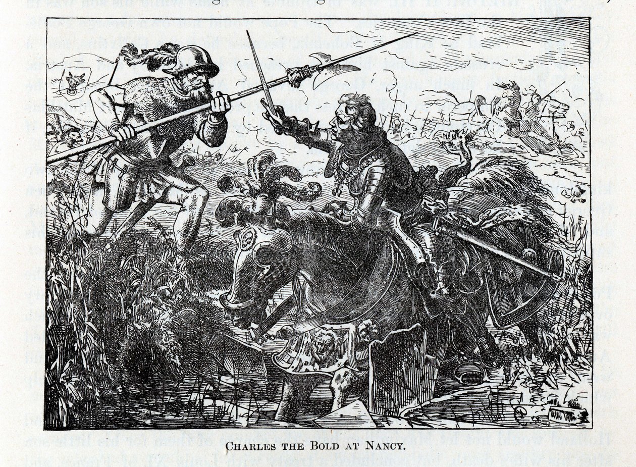 Charles the Bold at Nancy, 1882 by Unbekannt
