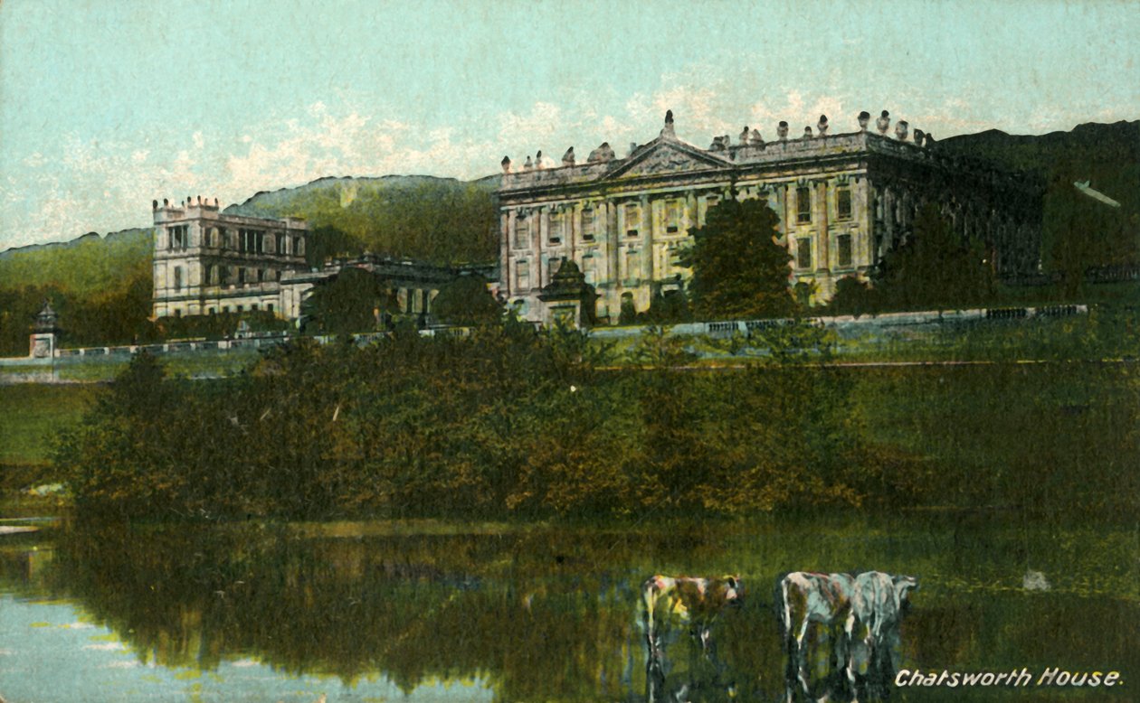 Chatsworth House, late 19th-early 20th century by Unbekannt