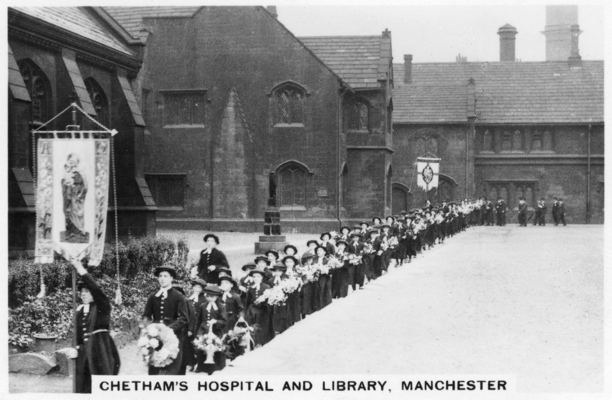 Chethams Hospital and Library, Manchester by Unbekannt