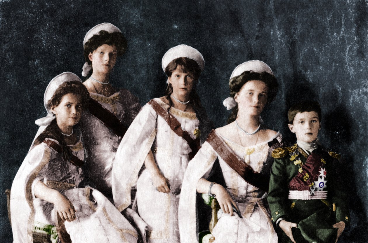 Children of Tsar Nicholas II of Russia, c1910 by Unbekannt