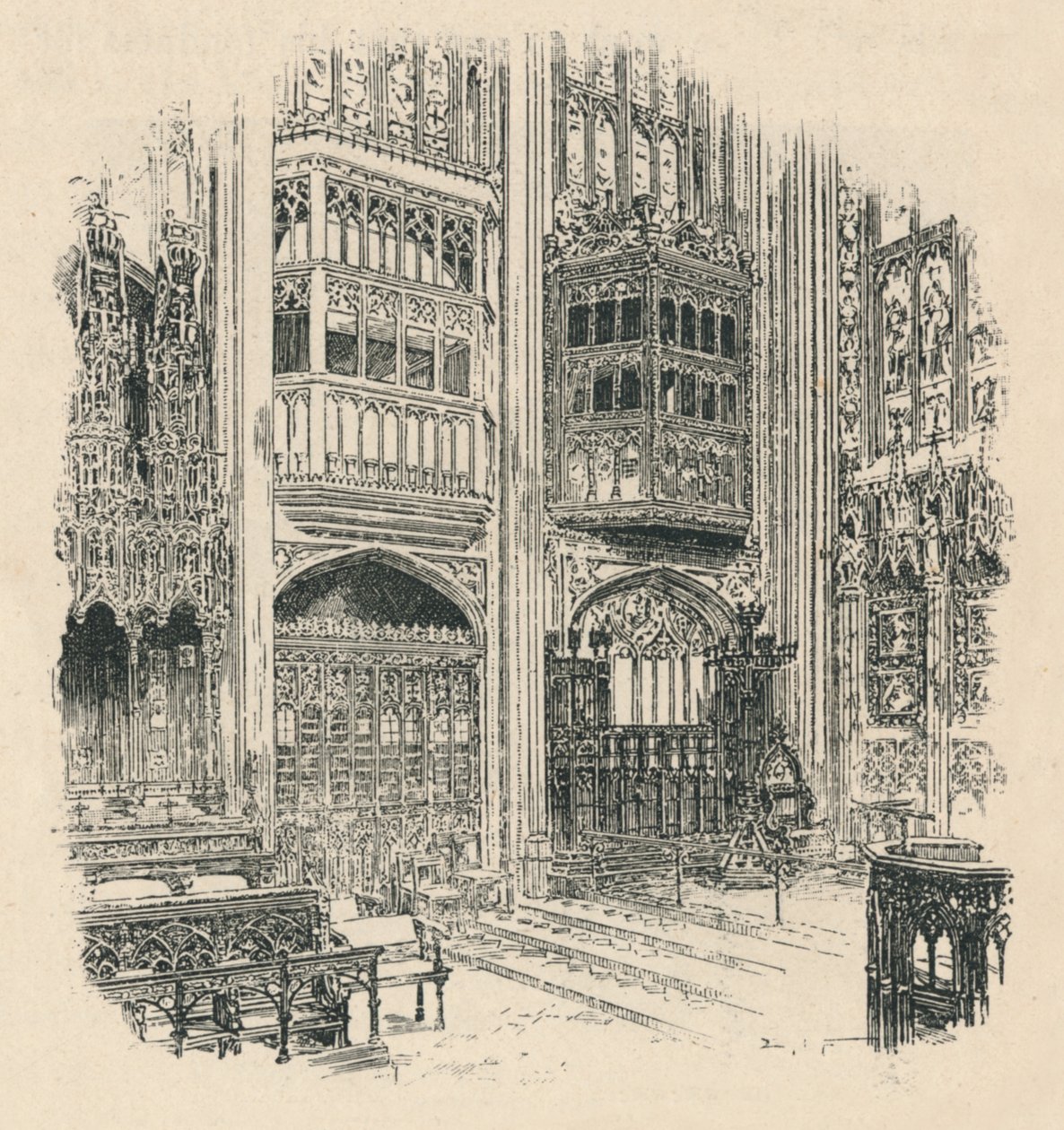 Choir Stalls and Royal Closet, St. George