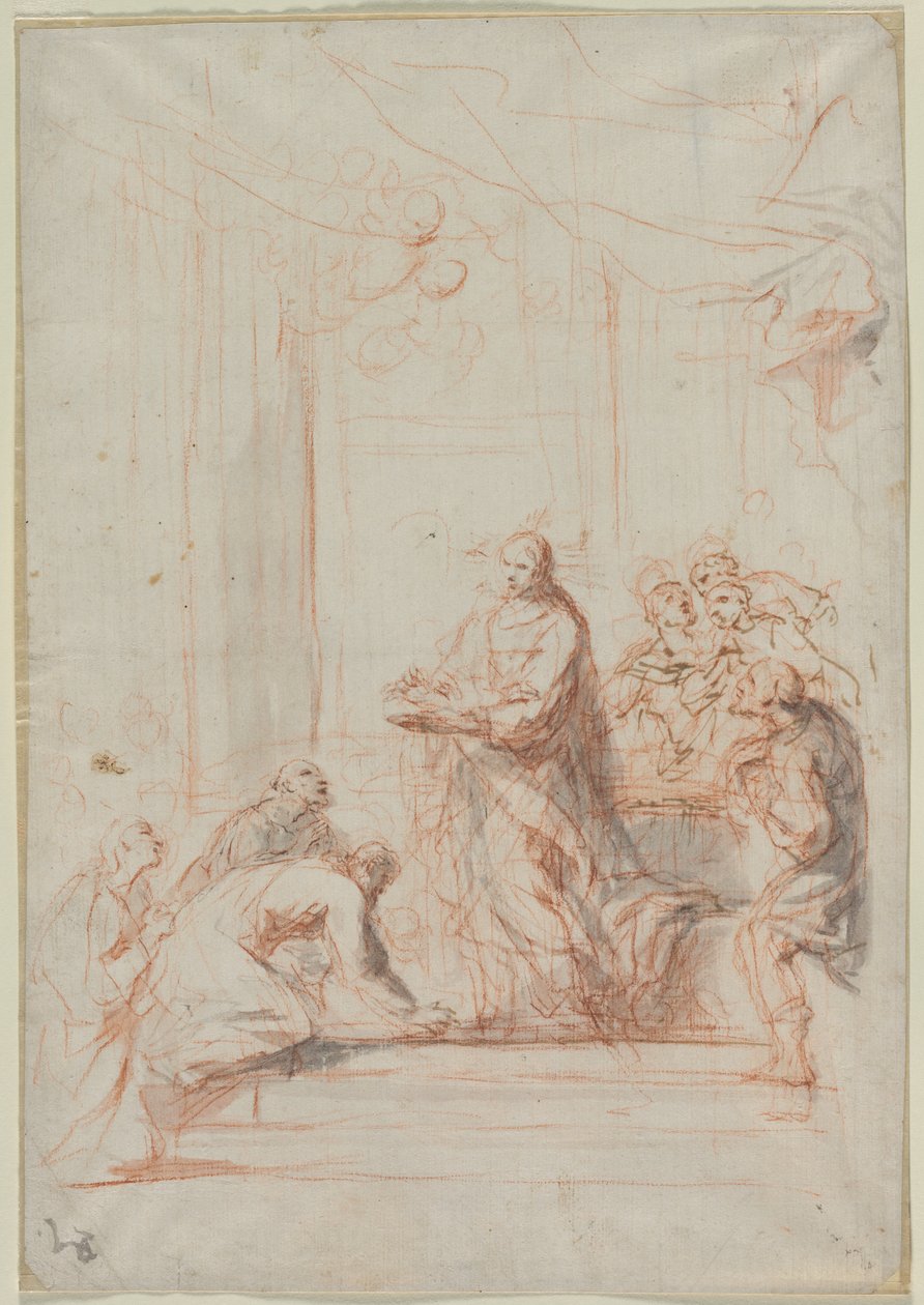 Christ Administering the Host by Unbekannt