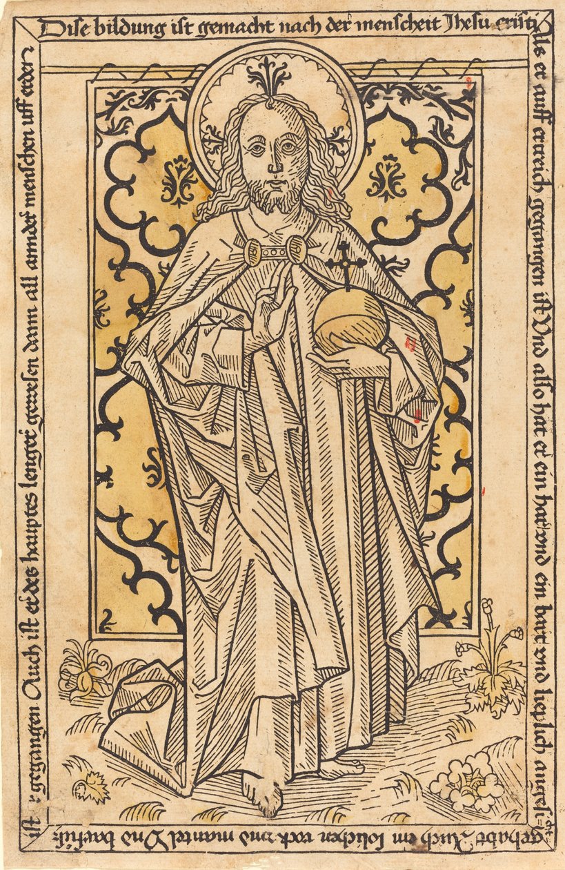 Christ as Salvator Mundi by Unbekannt