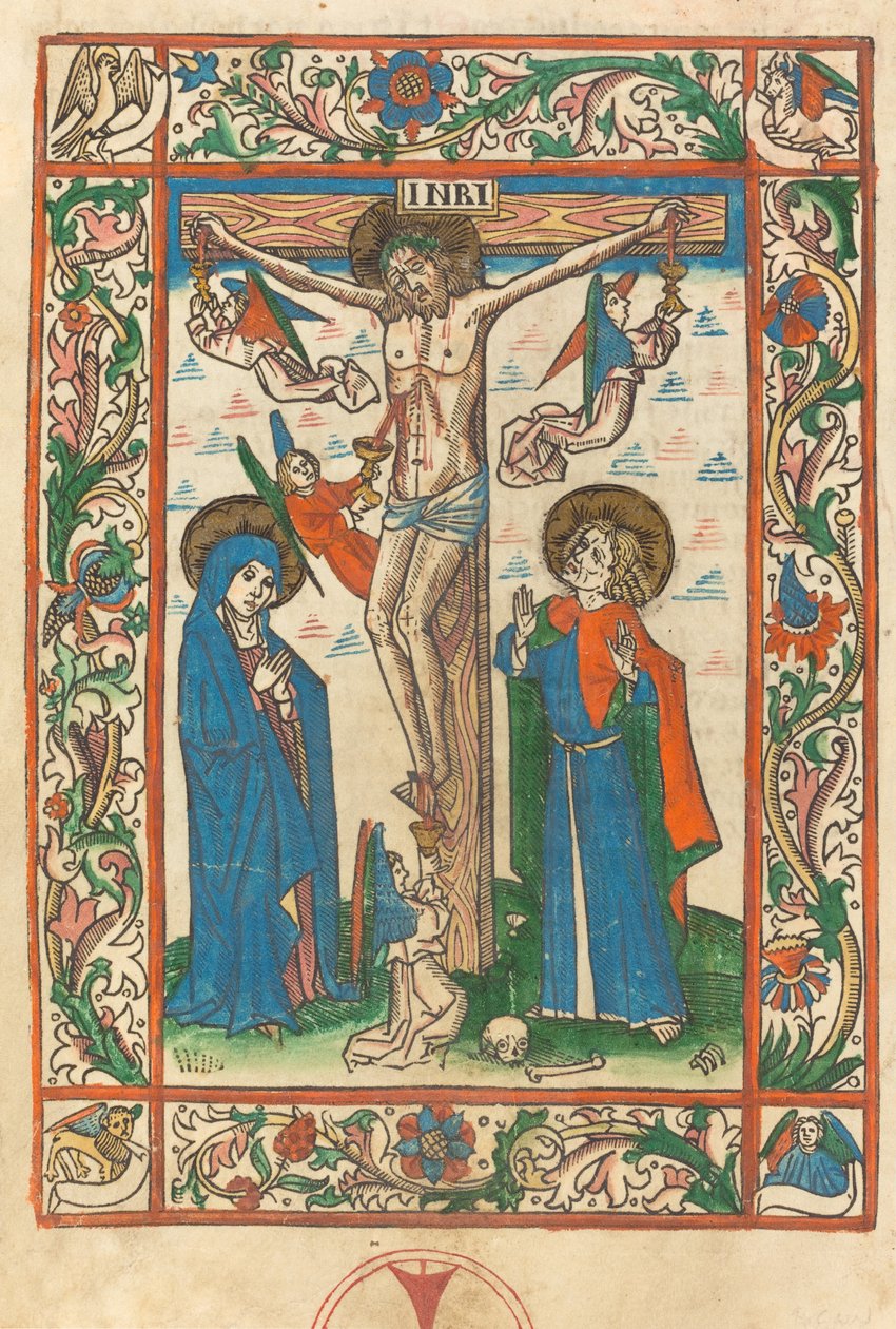 Christ on the Cross with Angels, 1483 by Unbekannt