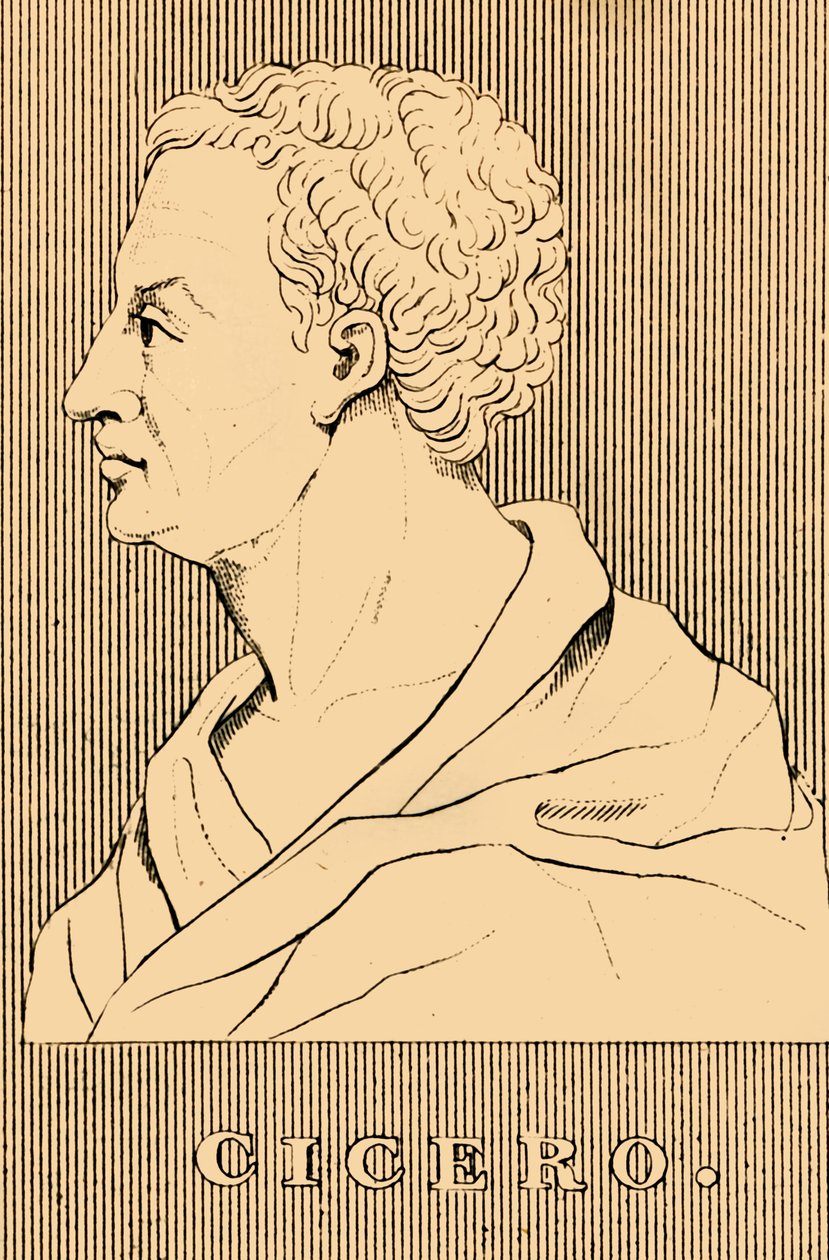 Cicero, 106-43 BC, 1830 by Unbekannt