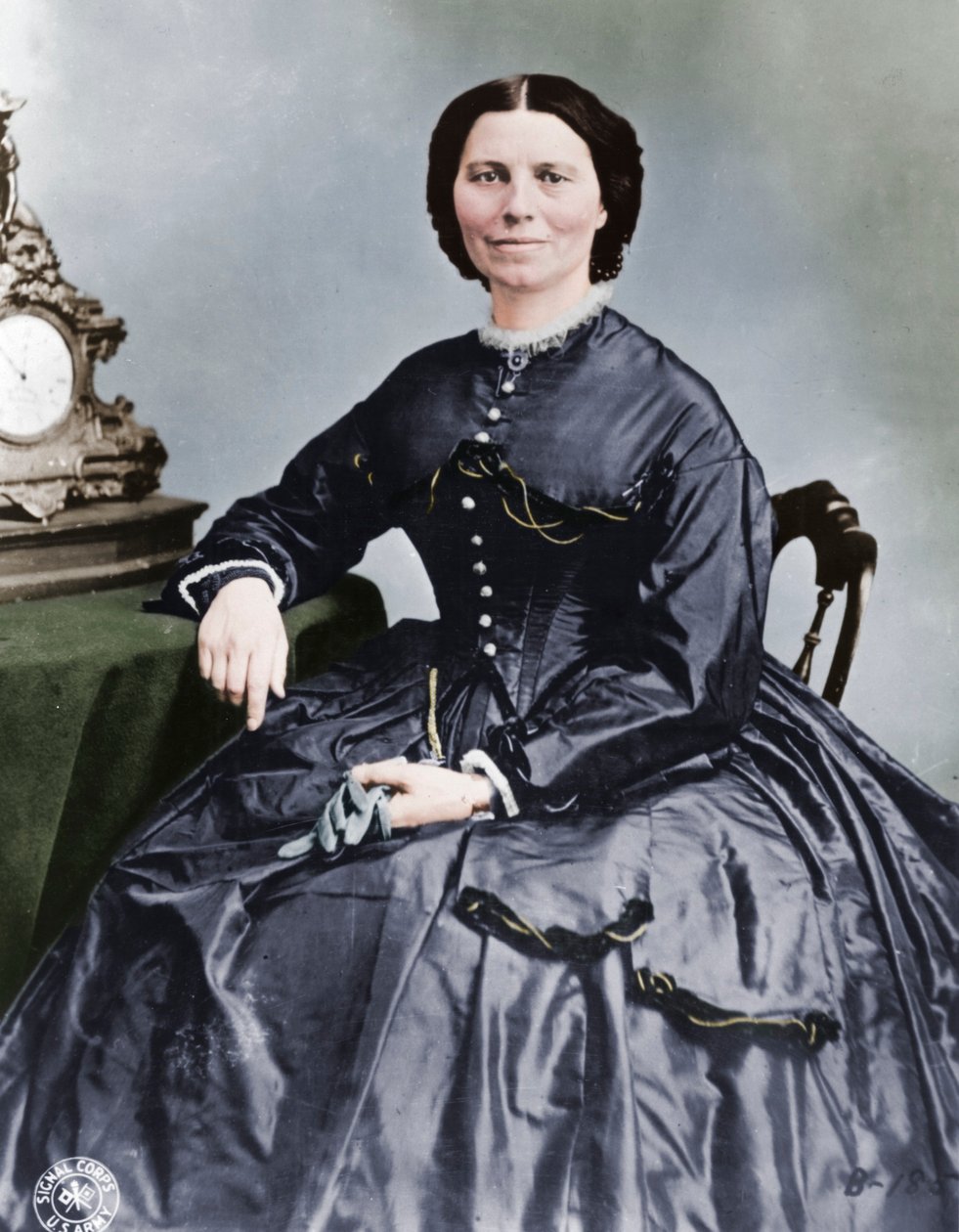 Clara Barton 1821-1912, founder of the American branch of the Red Cross by Unbekannt