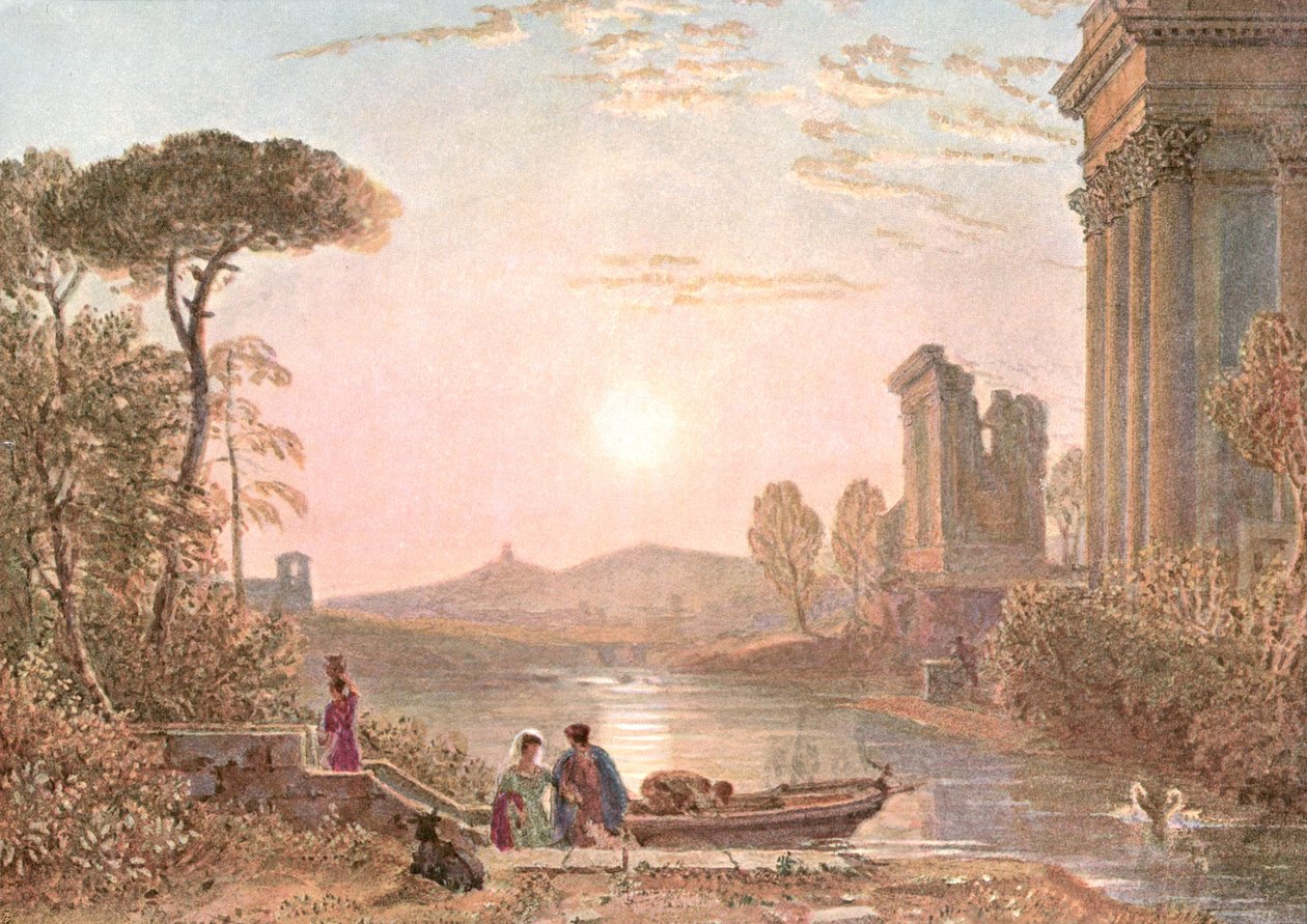 Classical Landscape, c1900 by Unbekannt