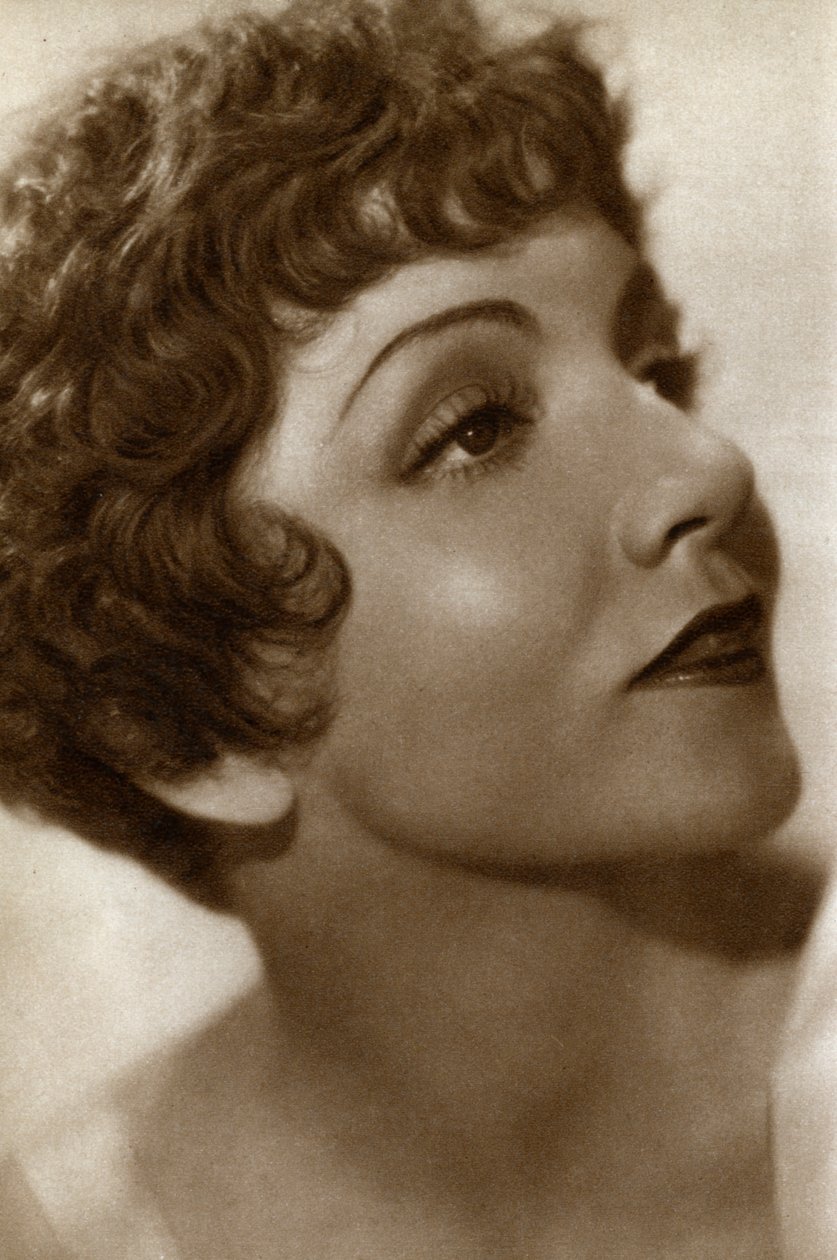 Claudette Colbert, French-American actress by Unbekannt