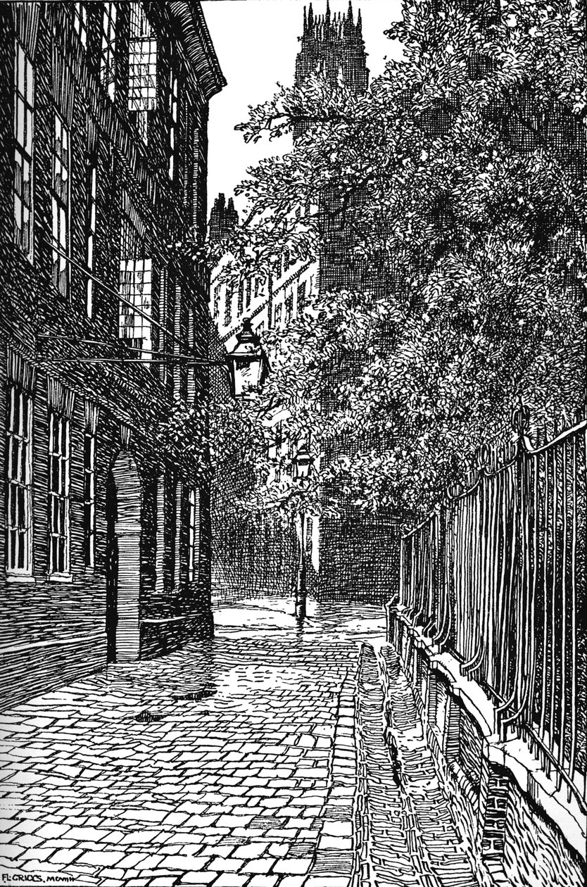Cliffords Inn, Looking North by Unbekannt