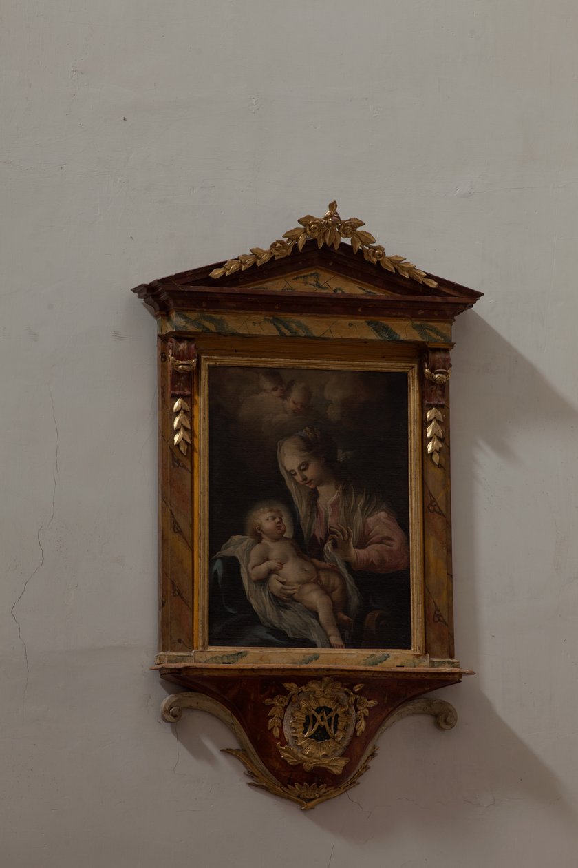 Collegiate Church. Interior. Painting. Madonna with Child. Italy (?). by Unbekannt