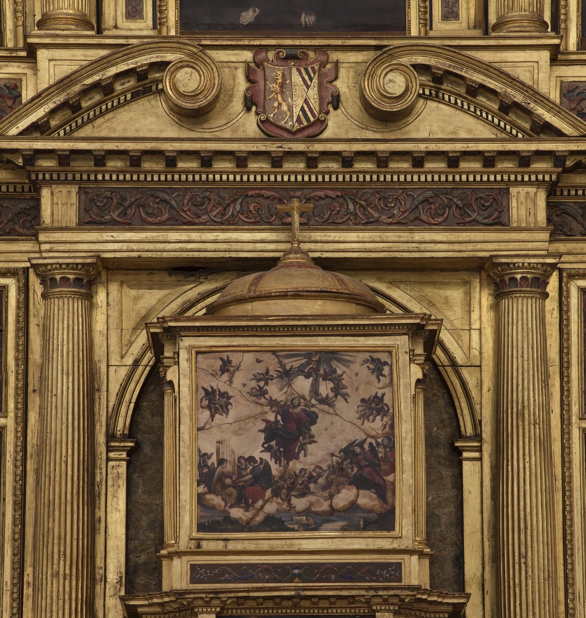 Collegiate Church. Interior. The High Altar (detail) by Unbekannt