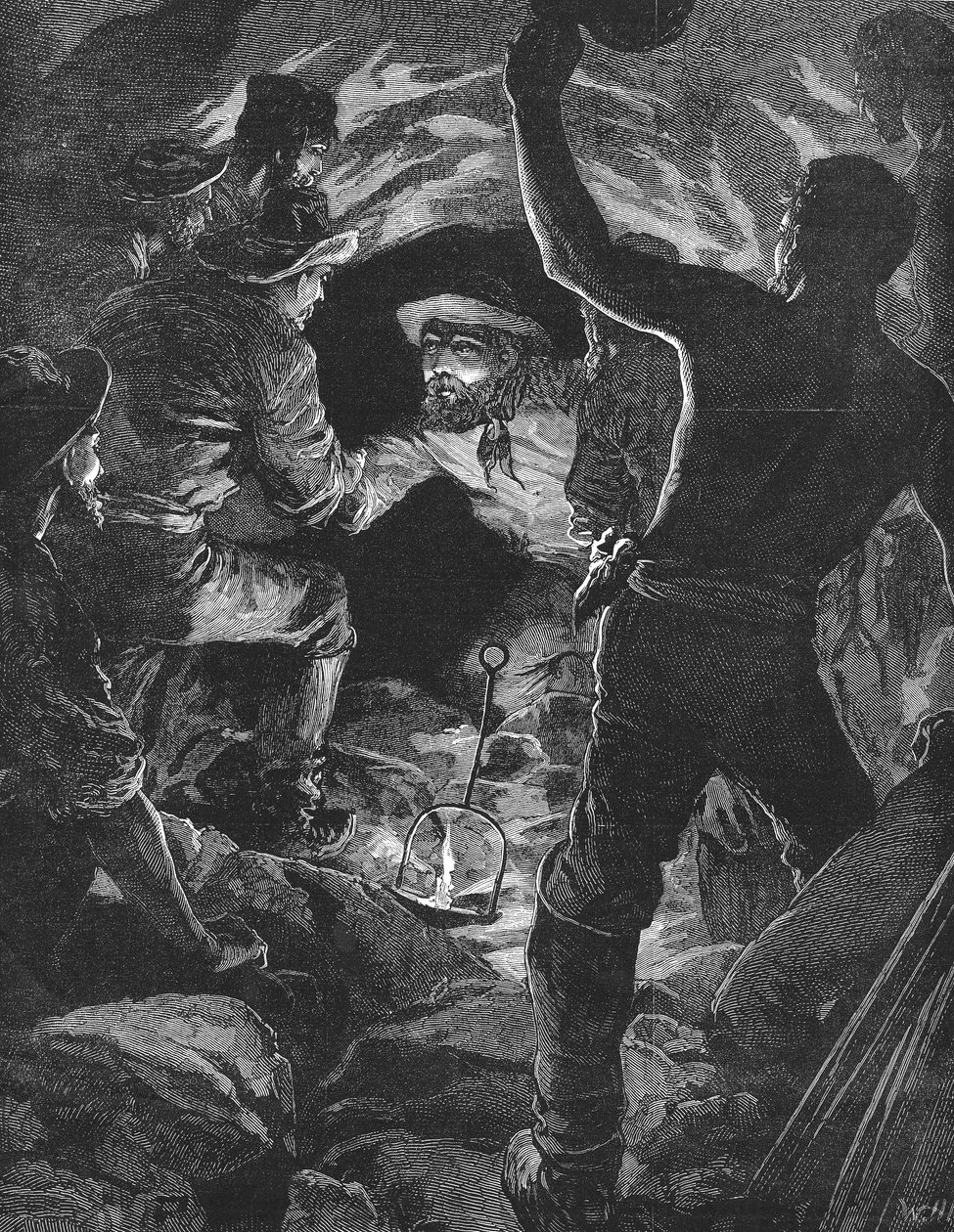 Completion of the St Gotthard Tunnel beneath the Alps, 1880 by Unbekannt
