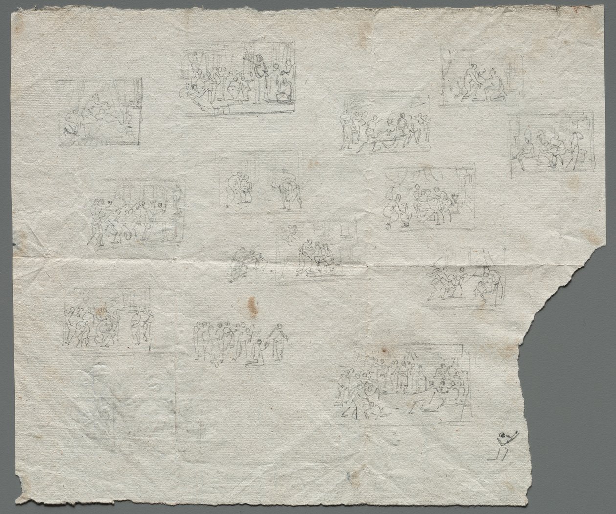 Compositional Sketches after Raphael and Other Artists