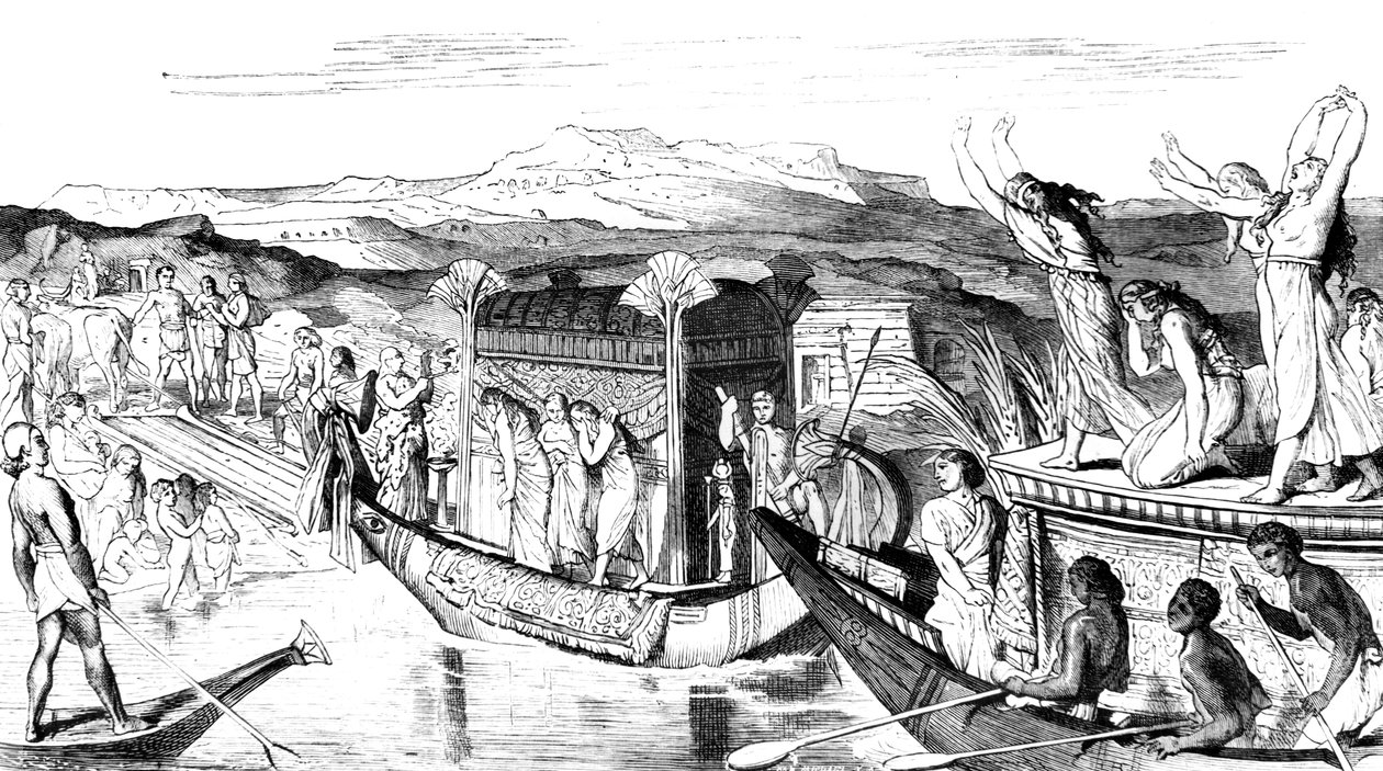 Convoy Returning with A Necropolis, Egypt by Unbekannt