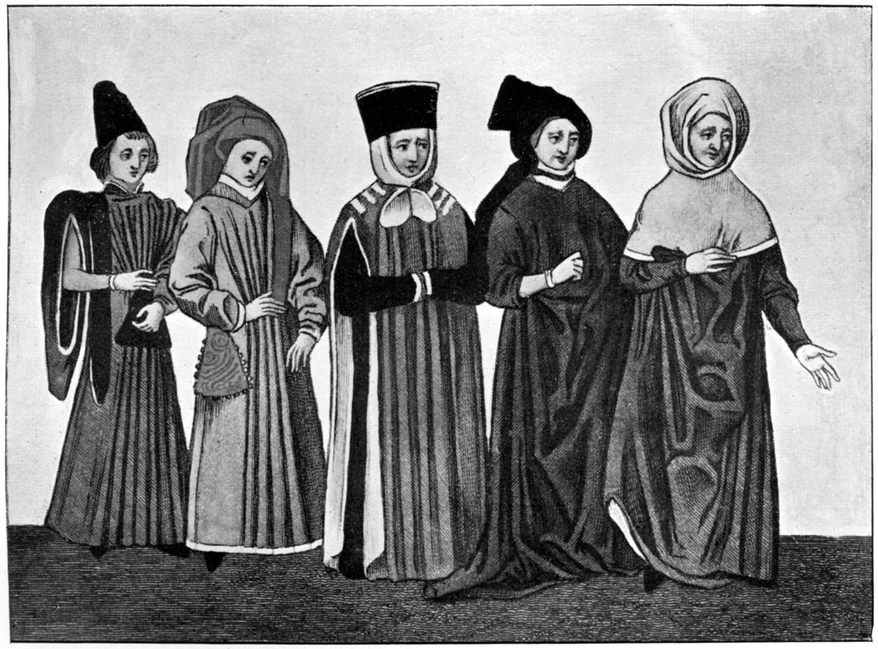 Costumes, 15th Century by Unbekannt
