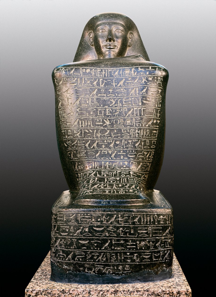 Cube Statue of Sennefer, Egypt by Unbekannt