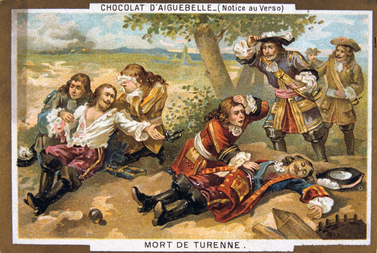 Death of Marshall Turenne, 1675, 19th Century by Unbekannt