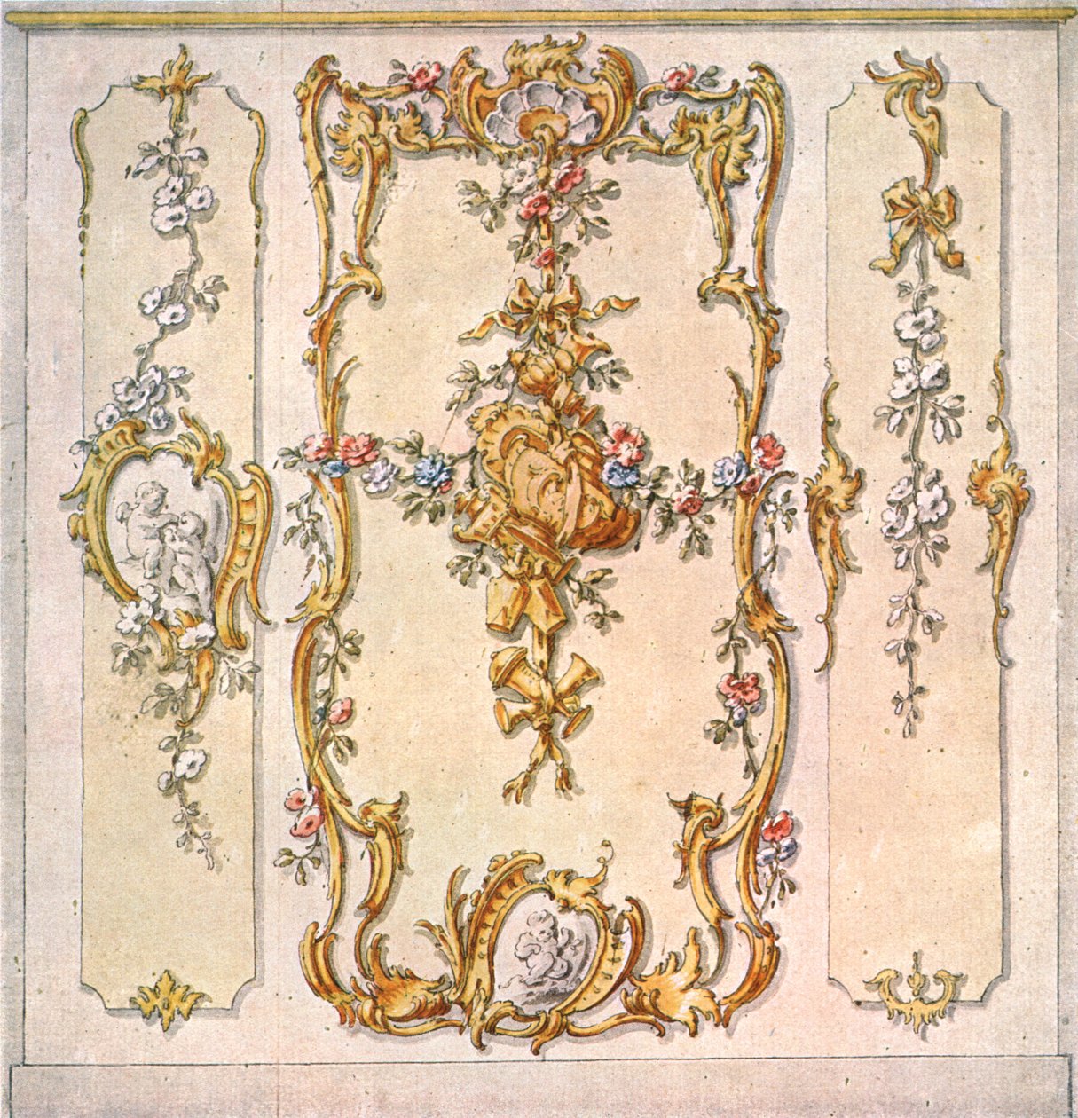 Design for a Mural Decoration, Germany, 1928 by Unbekannt
