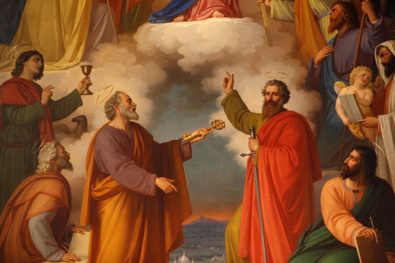 (detail) Saint Peter and Saint Paul, Turin, Italy by Unbekannt