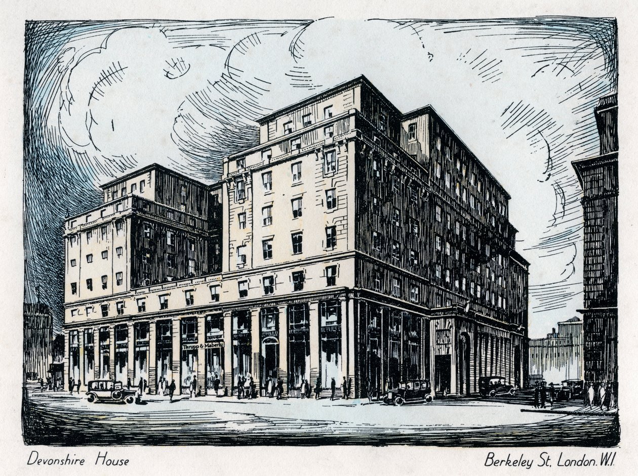 Devonshire House, Berkeley Street, London, c1910-1929 by Unbekannt