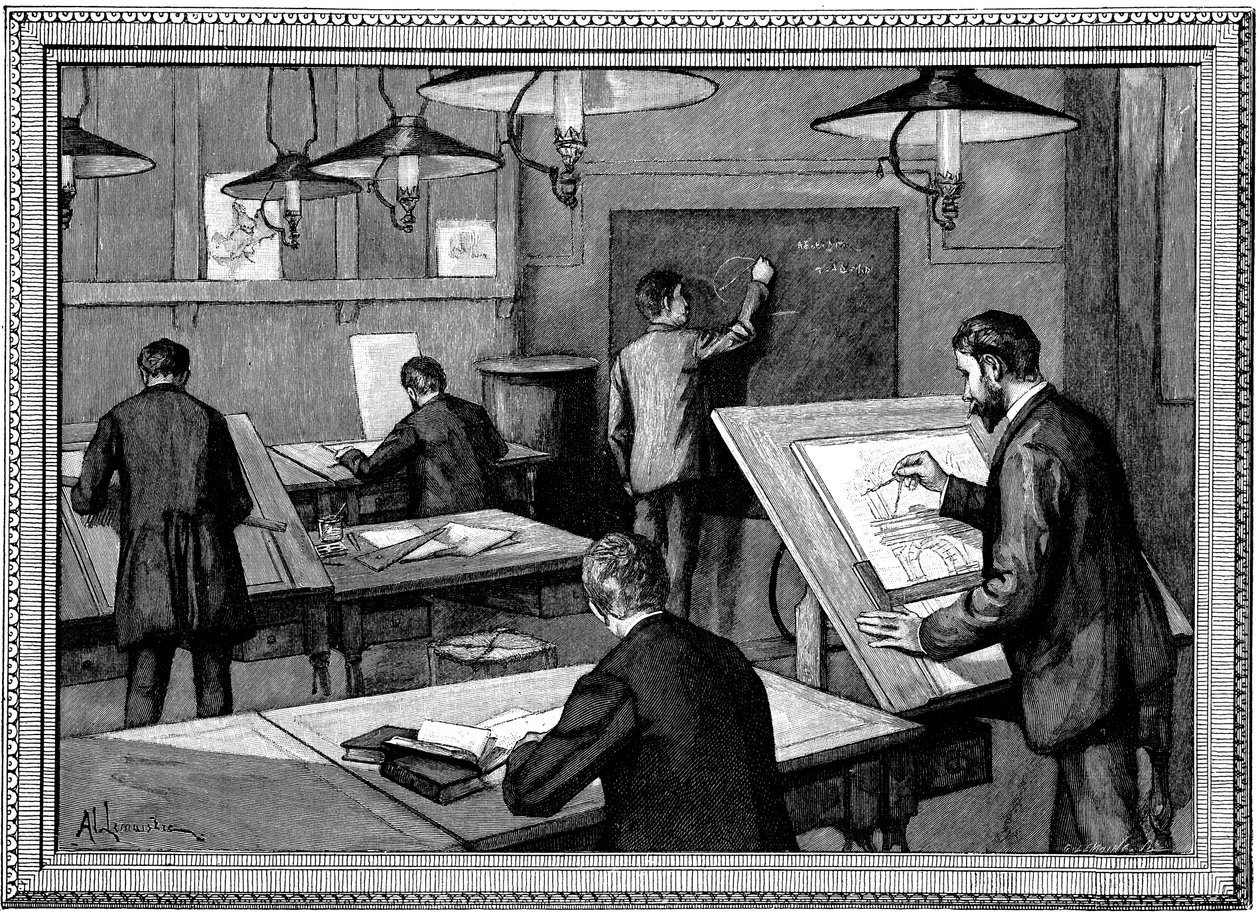 Ecole des Ponts-et-Chaussees, Paris by Unbekannt