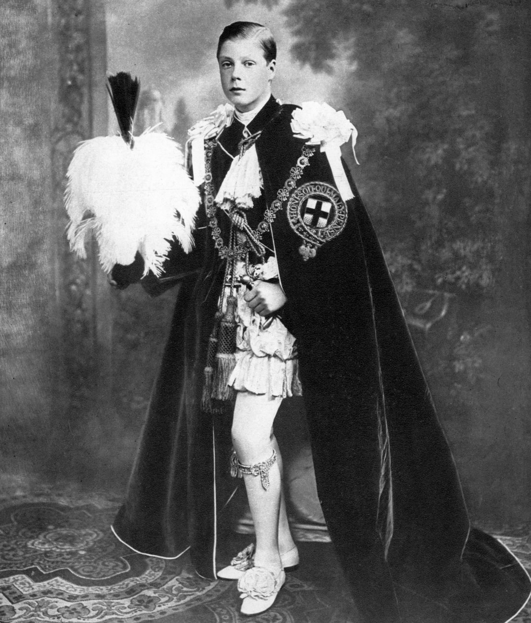 Edward, Prince of Wales as a Knight of the Garter, early 20th century by Unbekannt