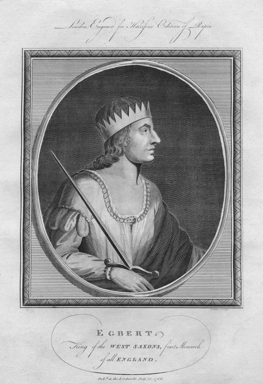 Egbert, King of Wessex, 1786 by Unbekannt