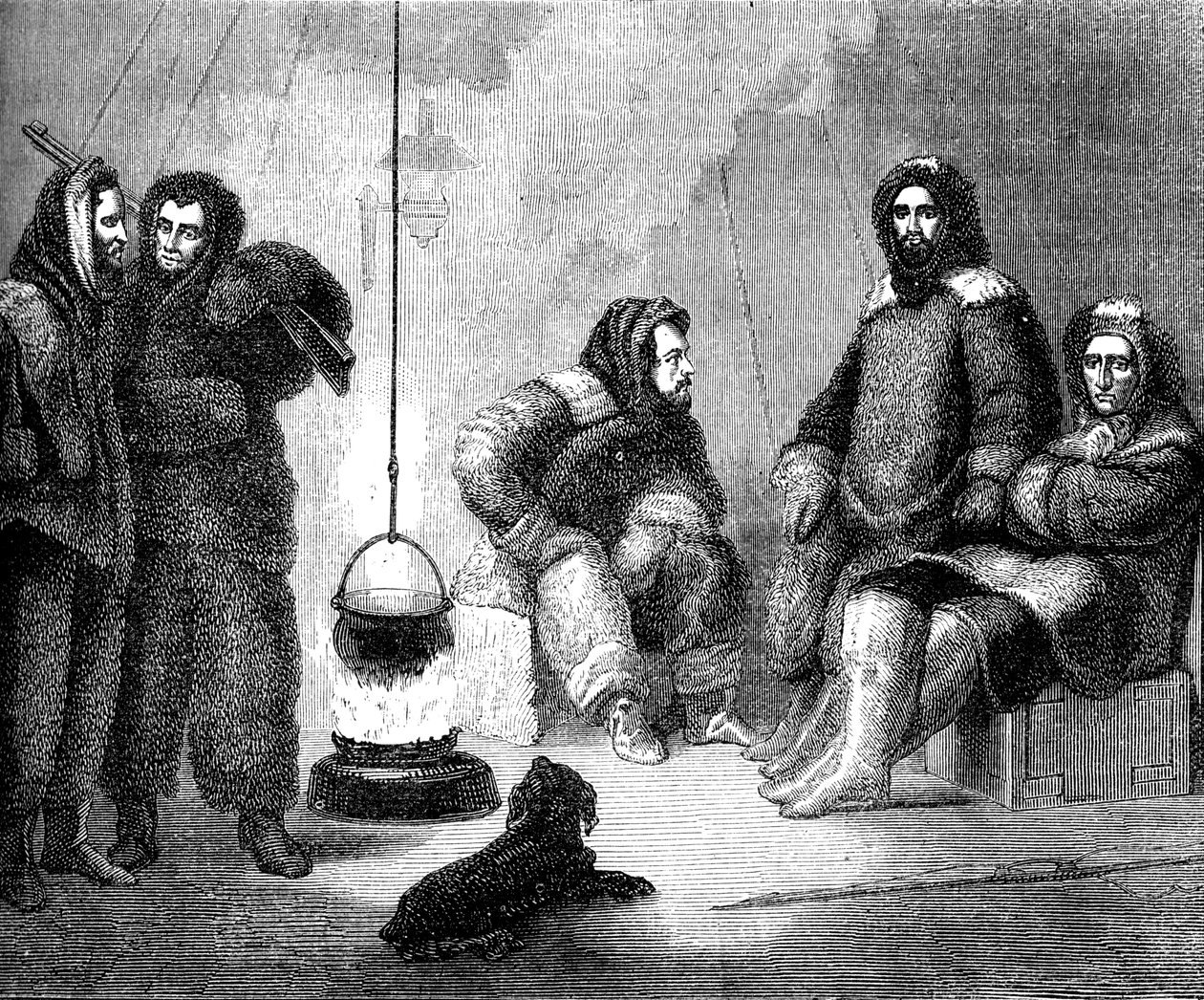 Elisha Kent Kane and His Companions in Greenland by Unbekannt