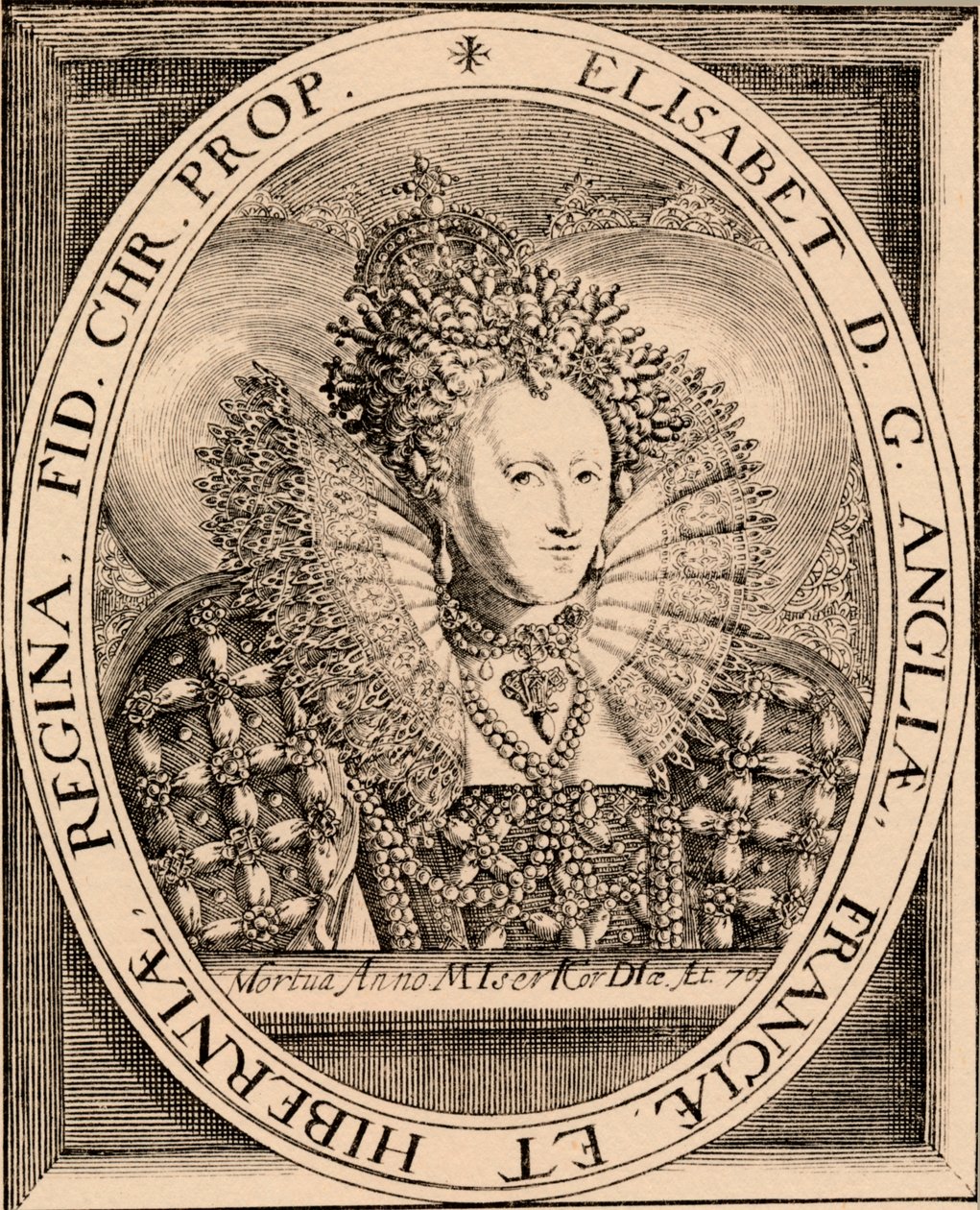 Elizabeth I 1533-1603, Queen of England and Ireland by Unbekannt