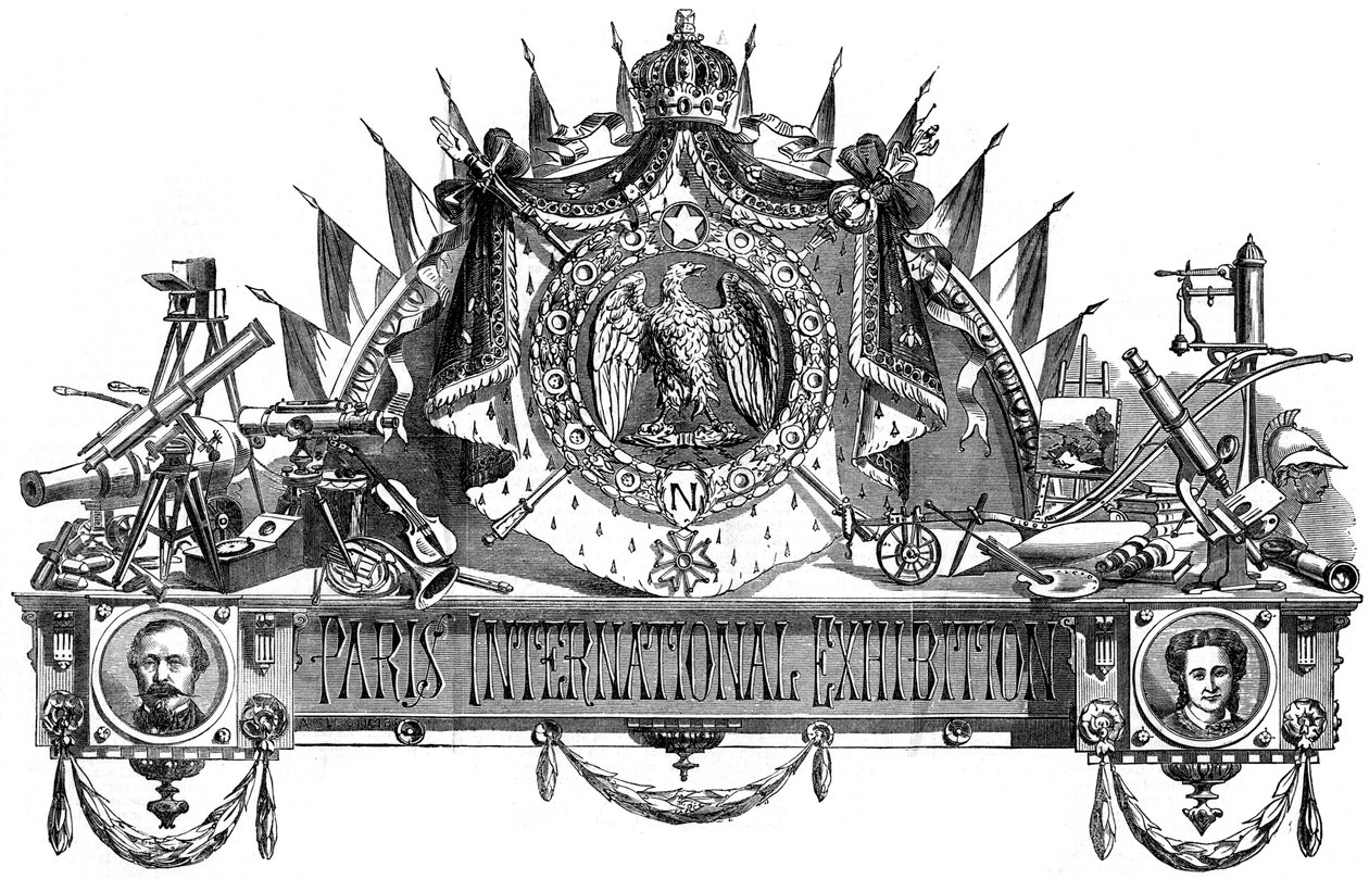 Emblem of the Paris International Exhibition by Unbekannt