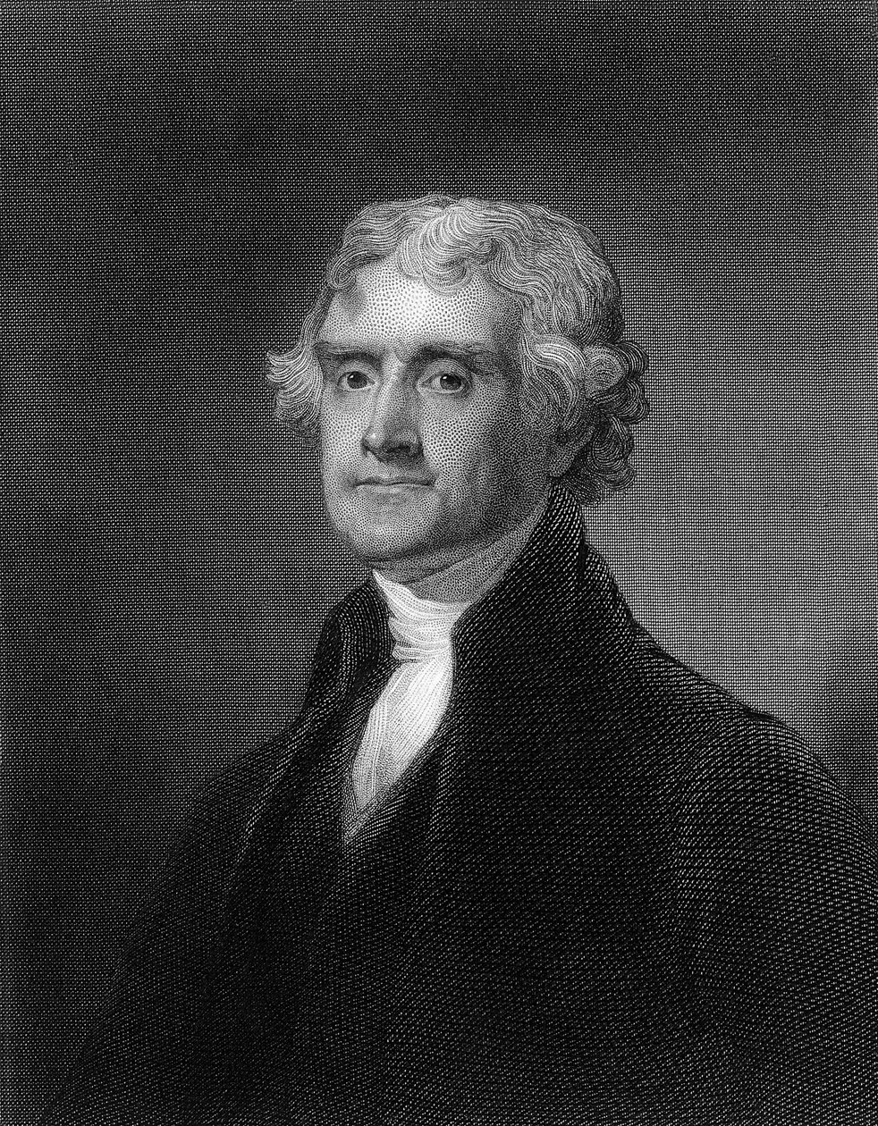 Engraving of Thomas Jefferson by Unbekannt