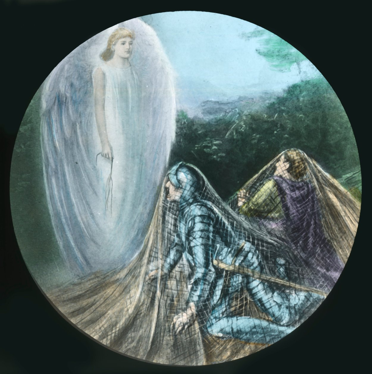 Entangled in the Net, c1910 by Unbekannt