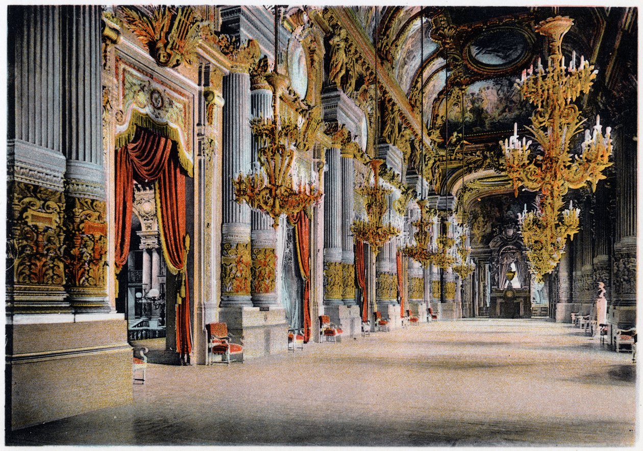 Entrance of the Palais Garnier, Paris by Unbekannt