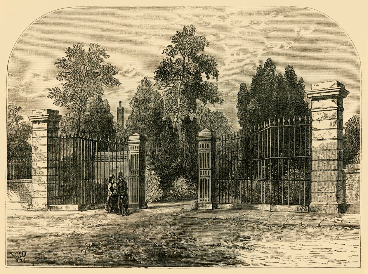 Entrance to Brompton Cemetery by Unbekannt