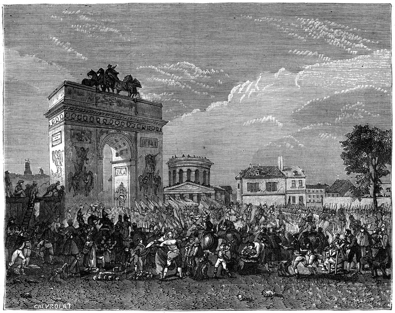 Entry of the National Guard into Paris, After the Prussian Campaign, 1807, 1882-1884 by Unbekannt