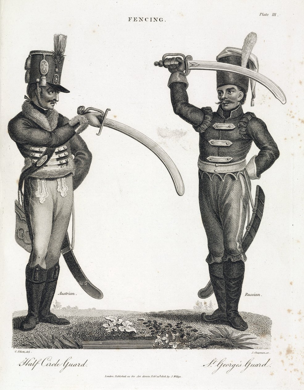 Fencing: Half Circular Guard and Guard of Saint George