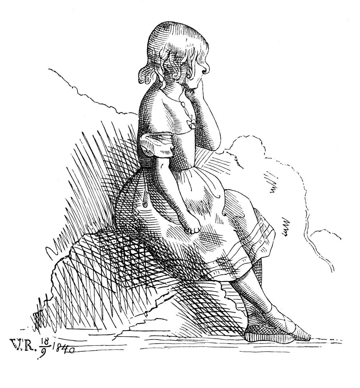 Etching by Queen Victoria by Unbekannt